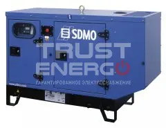 Дизельный генератор SDMO T 11HKM В кожухе